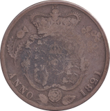 1821 HALF CROWN ( FINE )