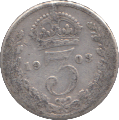 1903 THREEPENCE ( FINE )
