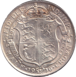 1916 HALFCROWN ( VF )