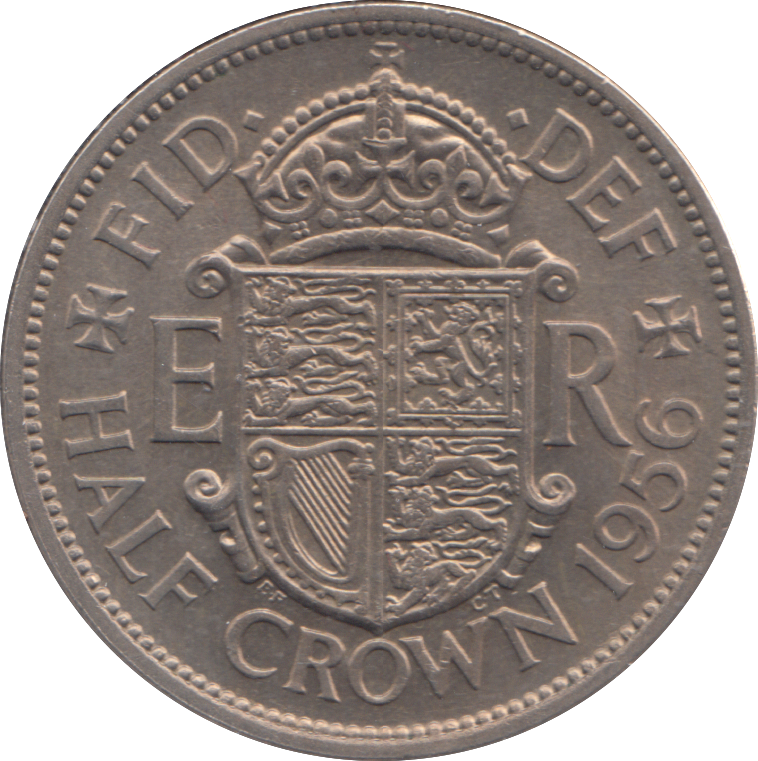 1956 HALFCROWN ( UNC )