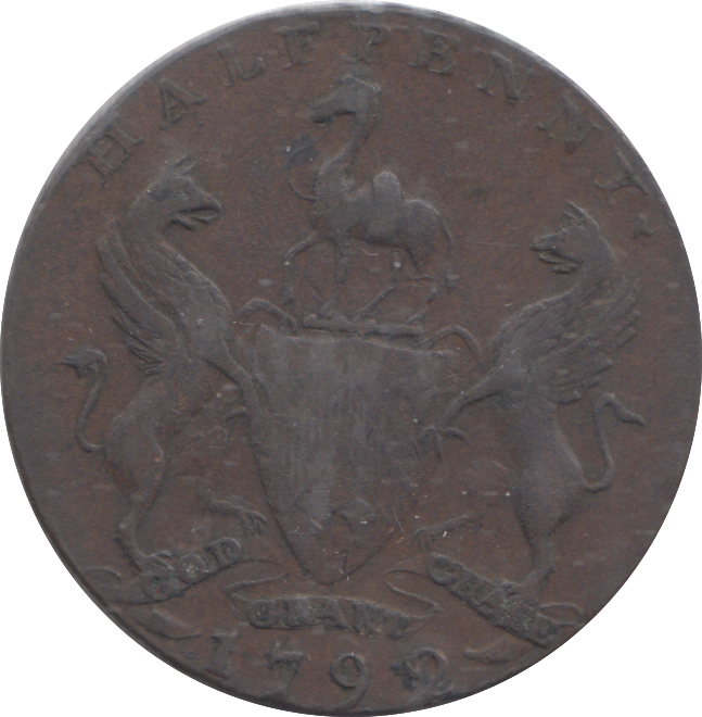 1792 MANCHESTER HALFPENNY TOKEN
