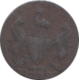 1792 MANCHESTER HALFPENNY TOKEN