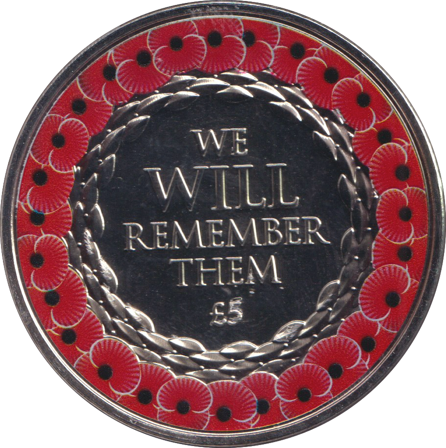 2019 FIVE POUND REMEMBRANCE BAILIWICK OF JERSEY