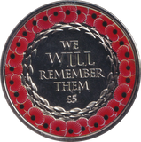 2019 FIVE POUND REMEMBRANCE BAILIWICK OF JERSEY