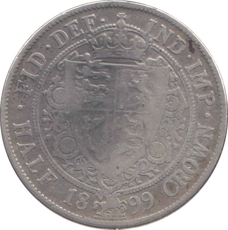 1899 HALFCROWN ( FINE )