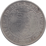 1899 HALFCROWN ( FINE )
