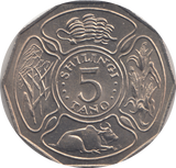 1972 5 SHILLINGS TANZANIA