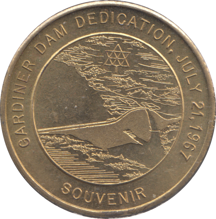 1967 CANADA GARDINER DAM DEDICATION MEDAL