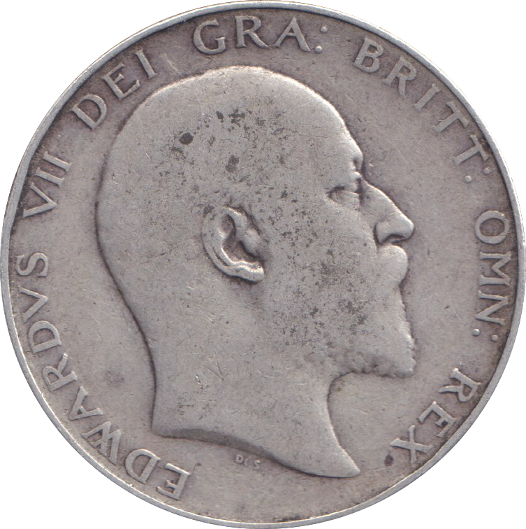 1909 HALFCROWN ( FINE )