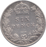 1905 SIXPENCE ( GVF )