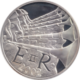 2002 SILVER PROOF FIVE DOLLAR BERMUDA