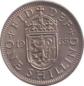 1965 SCOTTISH SHILLING ( UNC )