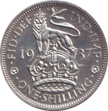 1937 ENGLISH SHILLING ( PROOF )