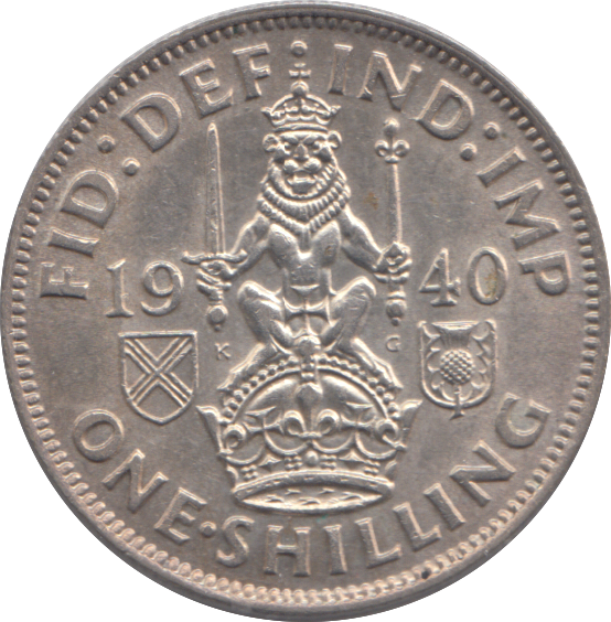 1940 SCOTTISH SHILLING ( AUNC )