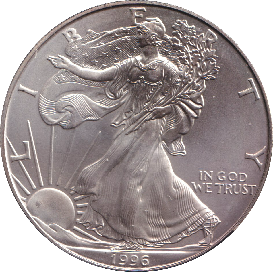 1996 SILVER DOLLAR USA REF-2