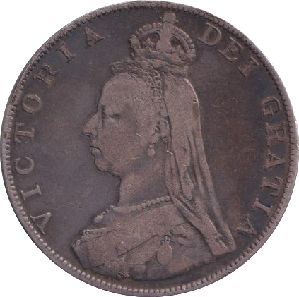 1887 DOUBLE FLORIN ( GF )