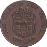 1794 HALF PENNY TOKEN KENT