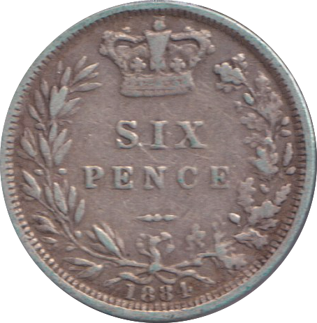 1881 SIXPENCE ( VF )