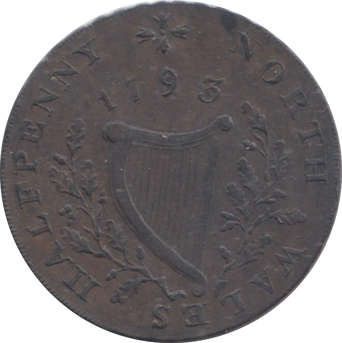 1795 NORTH WALES HALFPENNY TOKEN