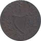1795 NORTH WALES HALFPENNY TOKEN