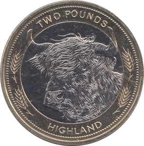 2024 £2 HIGHLAND COW ( BU )