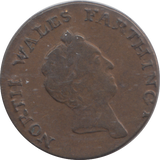 1793 NORTH WALES FARTHING