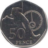 2019 FIFTY PENCE ROGER BANNISTER BU