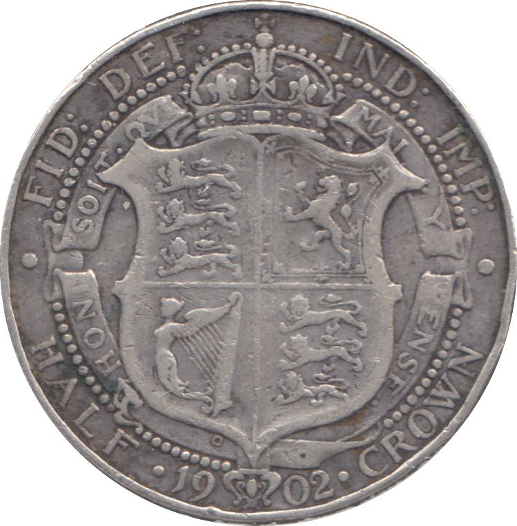 1902 HALFCROWN ( FINE )