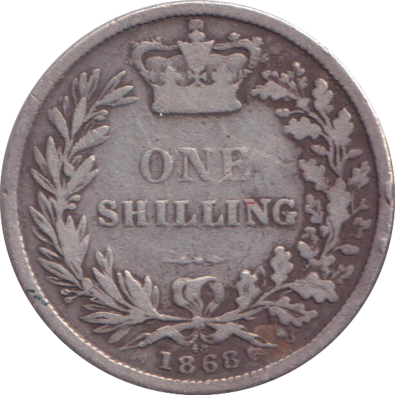 1868 SHILLING ( FINE )