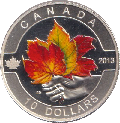 2013 SILVER PROOF TEN DOLLARS CANADA