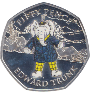 2020 SILVER PROOF ISLE OF MAN EDWARD TRUNK 50P