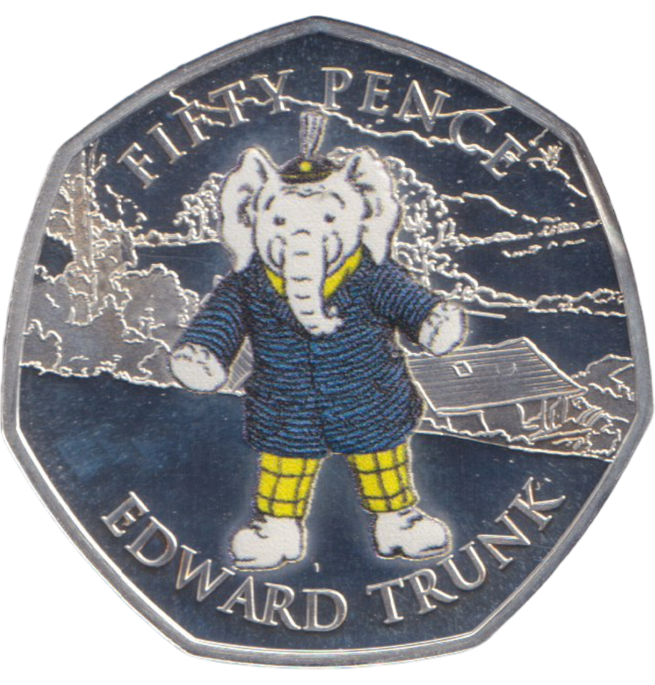 2020 SILVER PROOF ISLE OF MAN EDWARD TRUNK 50P