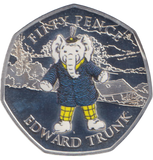 2020 SILVER PROOF ISLE OF MAN EDWARD TRUNK 50P