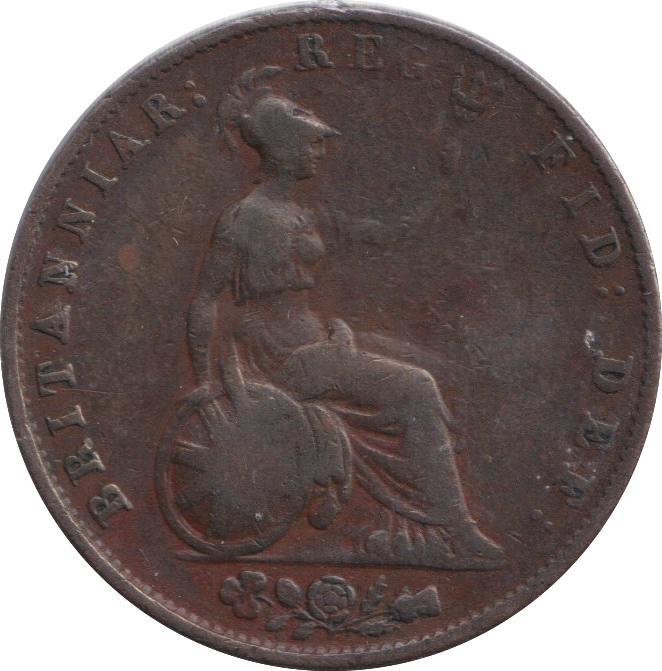 1846 HALFPENNY ( FINE )