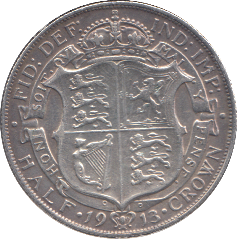 1913 HALFCROWN ( GF )