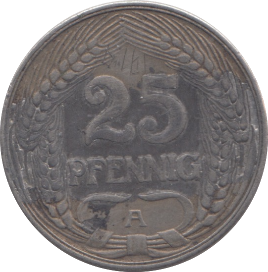 1912 GERMANY 25 PFENNIG