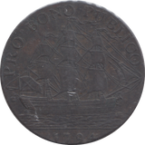 1794 GOSPORT HALFPENNY TOKEN