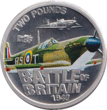 2010 SILVER PROOF TWO POUND BATTLE OF BRITAIN