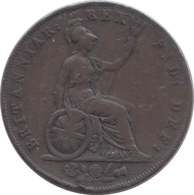 1826 HALFPENNY ( VF )
