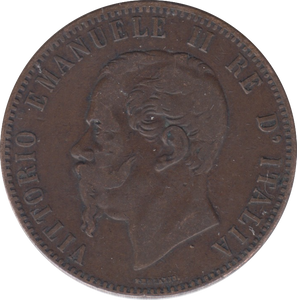 1867 ITALY 10 CENTESIMI