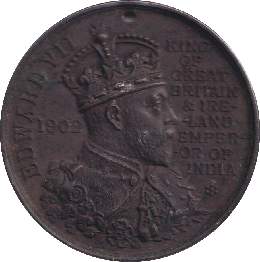 1902 EDWARD VII CORONATION MEDAL CAMBRIDGE