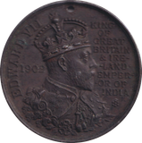 1902 EDWARD VII CORONATION MEDAL CAMBRIDGE