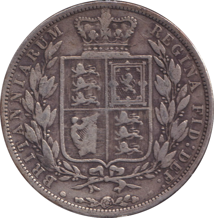 1881 HALFCROWN ( FINE )