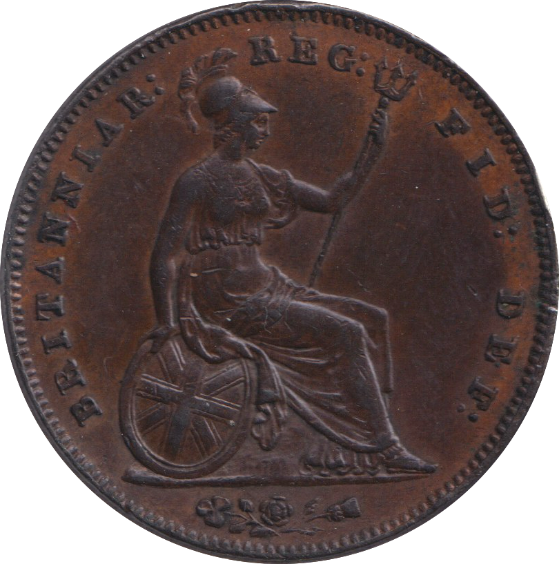 1854 PENNY ( VF )