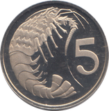 1974 5 CENTS CAYMAN ISLANDS