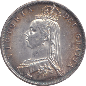 1887 HALFCROWN ( EF ) 2