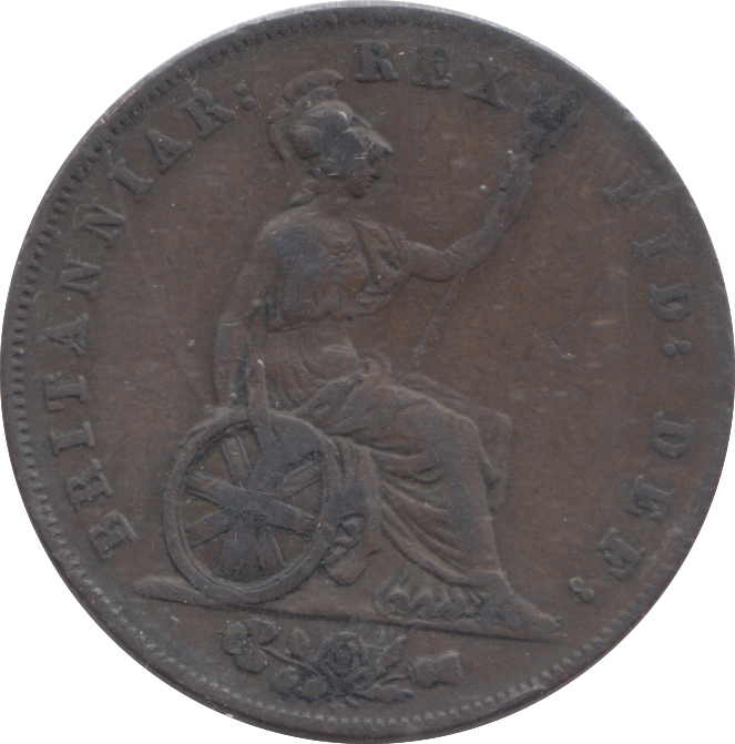 1826 HALFPENNY ( VF )
