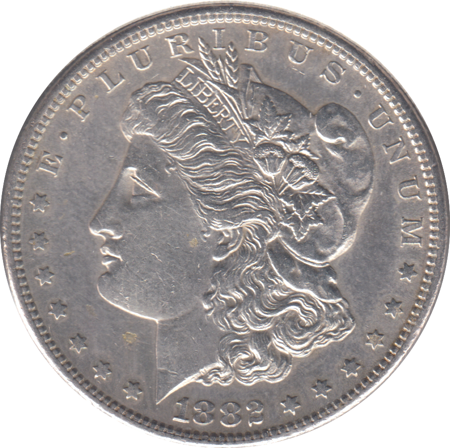 1882 SILVER ONE MORGAN DOLLAR USA