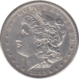 1882 SILVER ONE MORGAN DOLLAR USA