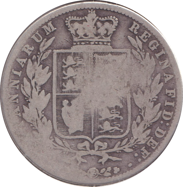 1874 HALFCROWN ( NF )
